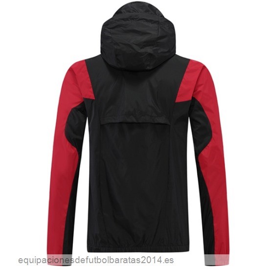 Nuevo Rompevientos AC Milan 23/24 Negro Rojo Baratas